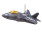U.S. Air Force Fighter Airplane Holiday Ornament - Side View