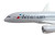 Premium resin American Airlines 787-8 model airplane close-up details