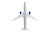 Largest Dreamliner 787-10 United Airlines desktop display model bottom view
