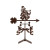 Leprechaun Weathervane with Mount