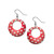 Rosie the Riveter earrings red polka dot patriotic aviation jewelry