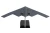 B-2 Spirit bomber model top view showing flying wing design