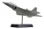 Premium F-22 Raptor military airplane replica displayed on wood base