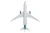 Alaska Airlines 787-9 Aurora model airplane bottom view