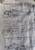 Aero Squadron Leather Duffel Bag - closeup of Airplane Schematics