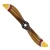 Laminated Wood Airplane Propeller with Yellow Tips