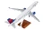 Delta Air Lines Airbus A321neo Model Airplane - 1:100 Scale