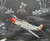 Airplanes Aloha Shirt with P-51 Mustang Close-up