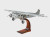 Aluminum Trimotor Model Airplane with Wood Base