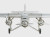 Front View of Trimotor Model
