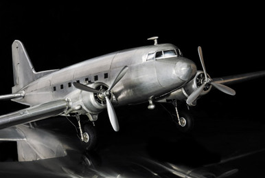 Aluminum DC-3 Dakota Model Airplane | Stunning Replica Model