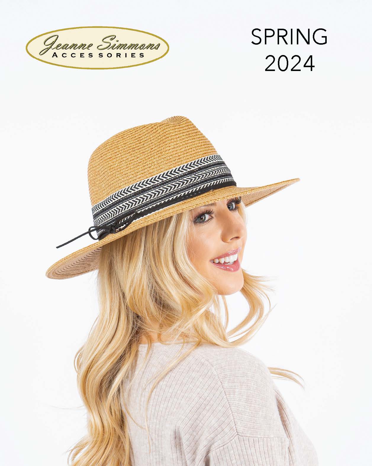 Jeanne Simmons | Toyo Large Brim Fedora | Hats Unlimited White / XL