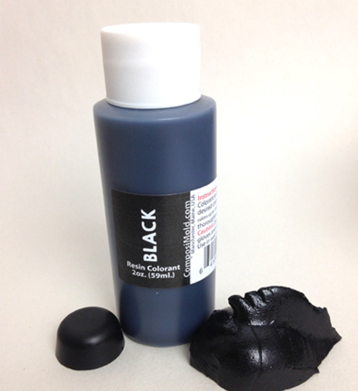 Black Epoxy Pigment (Colorant, Dye, Tint) 6cc (0.2 oz.)
