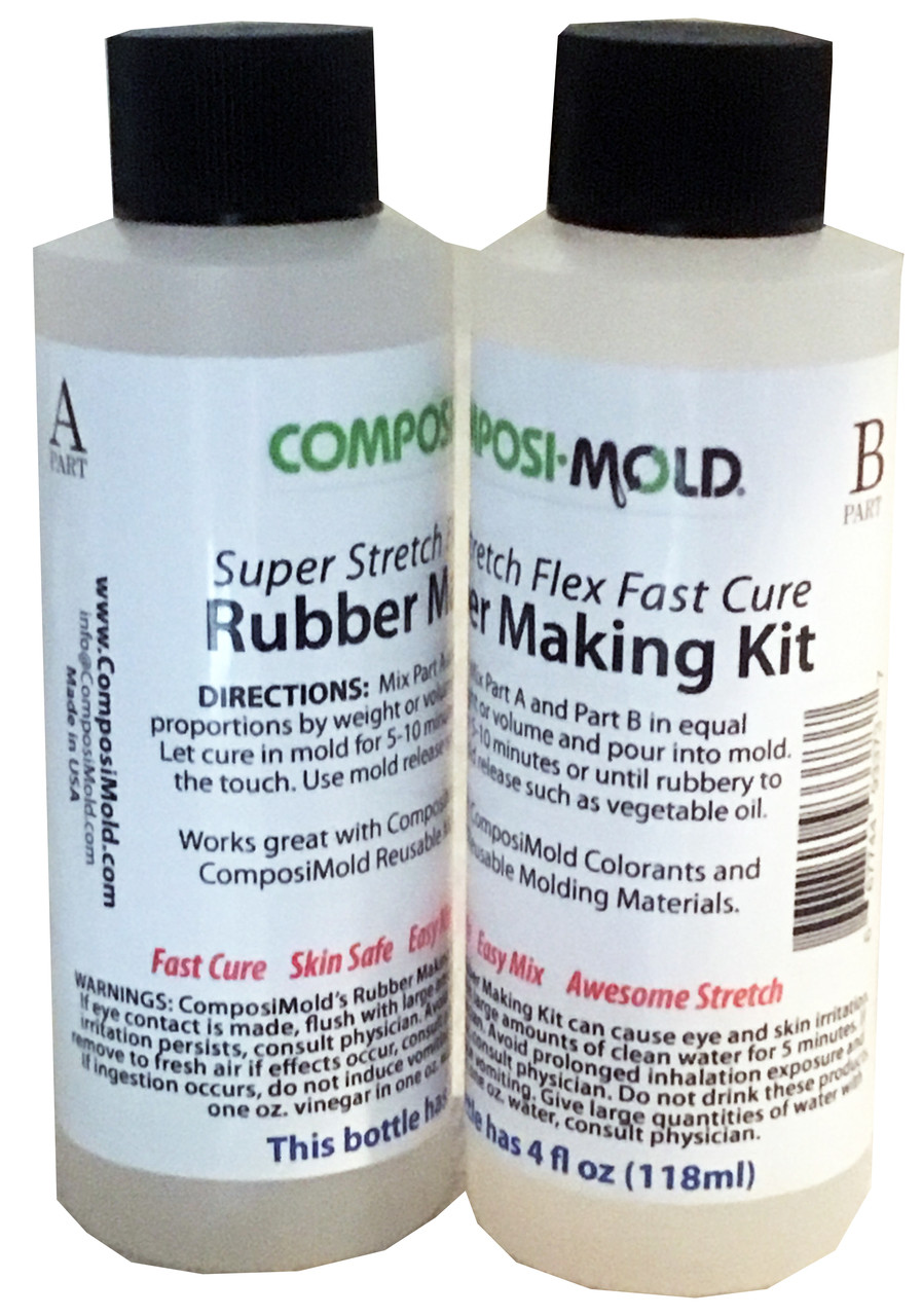 Super Stretch Flex Fast Cure Rubber Making Kit - ComposiMold.com