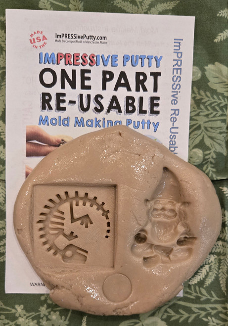 Impressive Reusable Molding Putty for polymer clay molds, epoxy resin, soap, formable plastic, and polymer metal clay