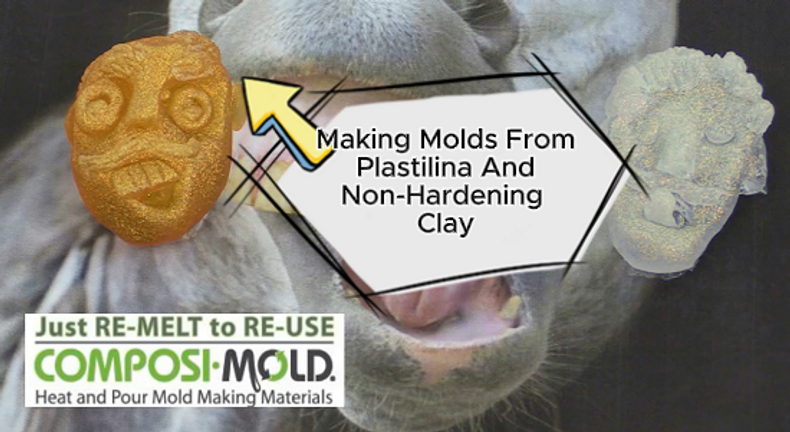 Making Molds from Non-drying Clay and Plastilina using ComposiMold