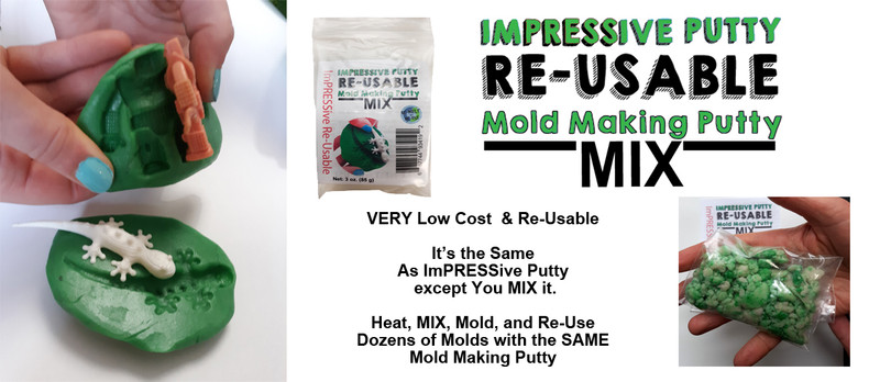 What's the difference between ImPRESSive Re-Usable Mold Making Putty MIX and ImPRESSive Re-Usable Putty?