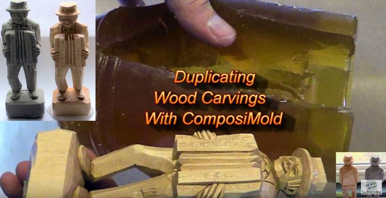 Duplicating Your Wood Carvings with ComposiMold and ComposiStone