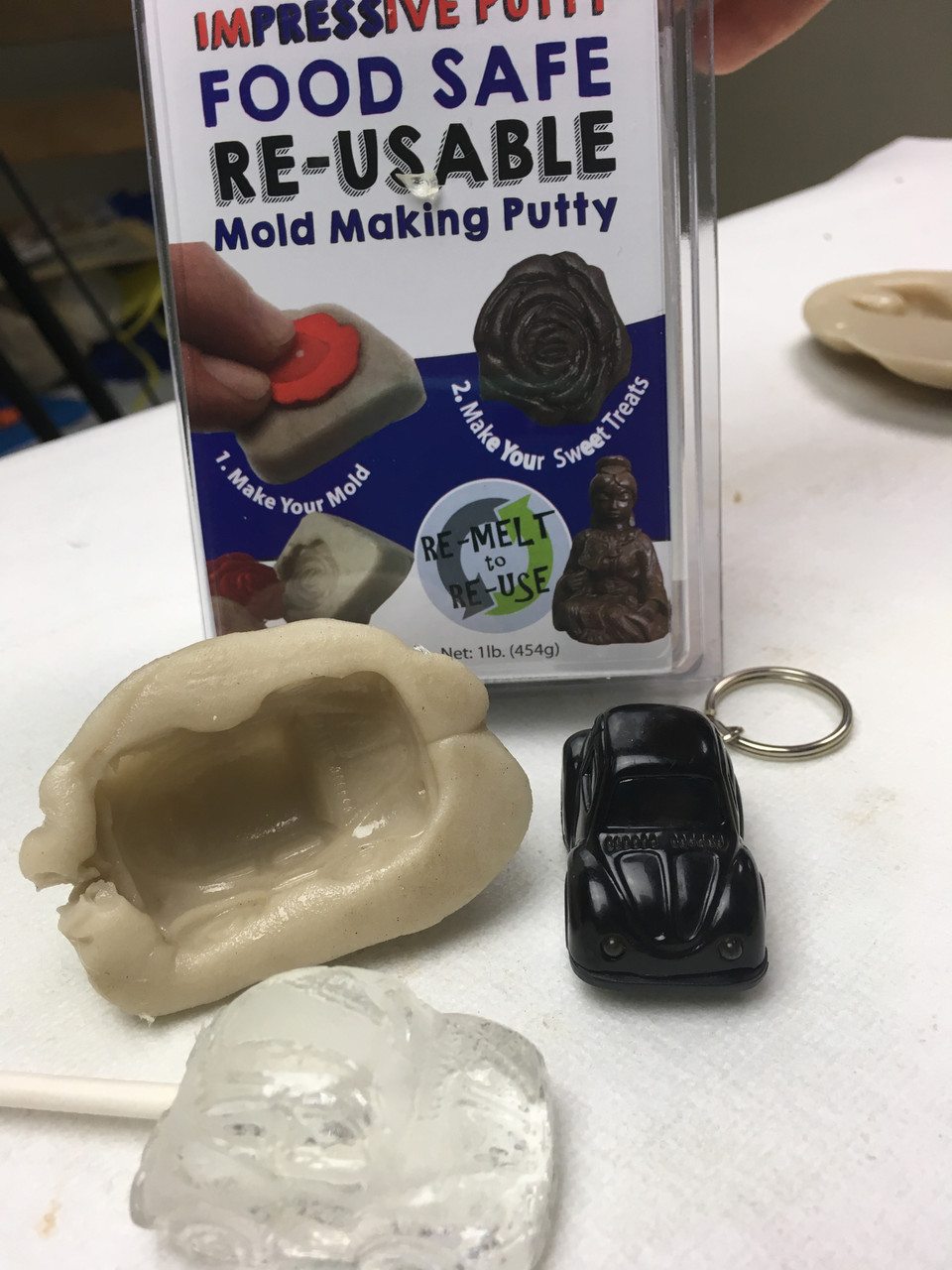 Food Safe ImPRESSive Mold Making Putty for Isomalt Molds and Sugar