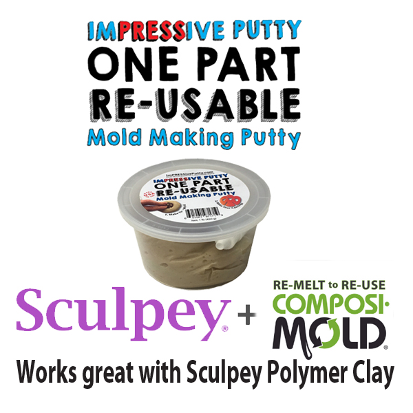 So Many Ways to Use ImPRESSive Putty With Sculpey Polymer Clay - ComposiMold .com