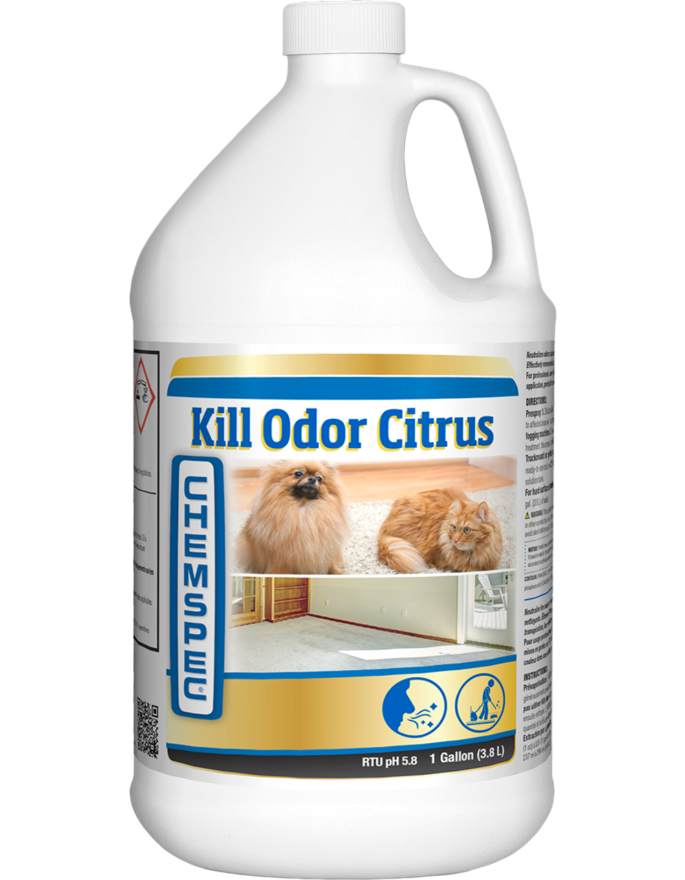 Chemspec Kill Odor Citrus - 1gal - CASE of 4ea