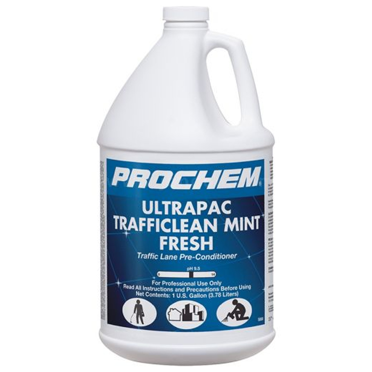 Prochem Ultrapac Trafficlean Mint Fresh - 1gal - CASE of 4ea