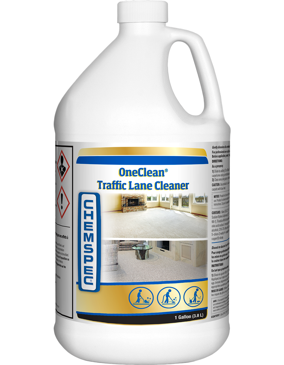 Chemspec OneClean Traffic Lane Cleaner - 1gal - CASE of 4ea
