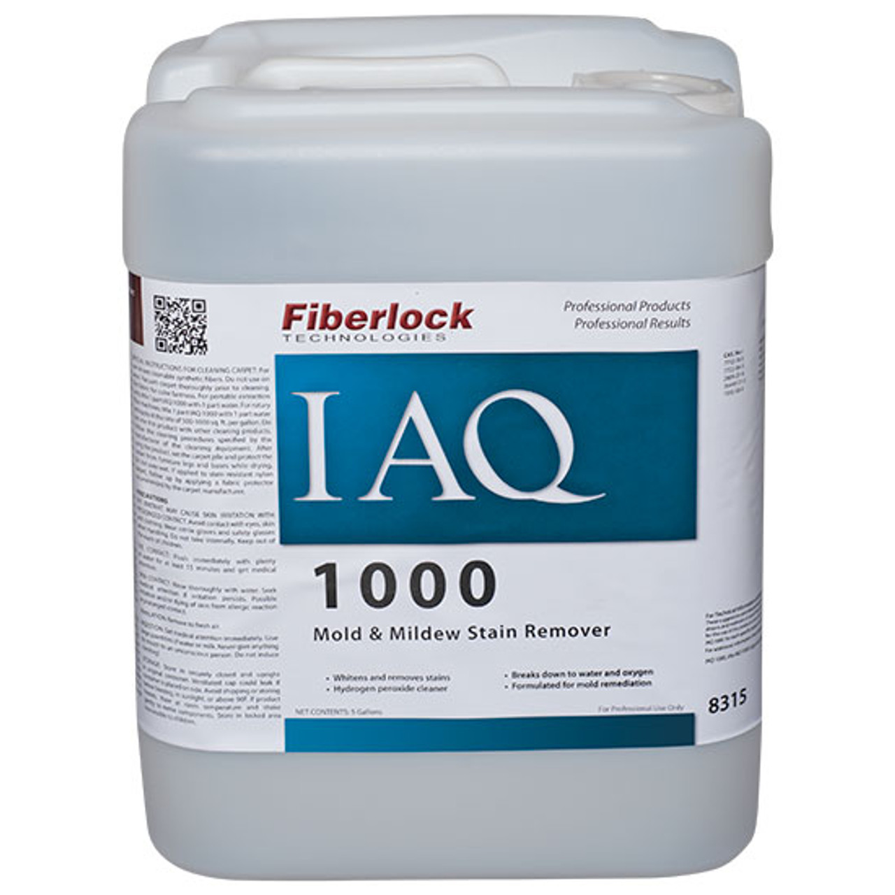 Fiberlock IAQ 1000 Mold and Mildew Stain Remover - 5gal