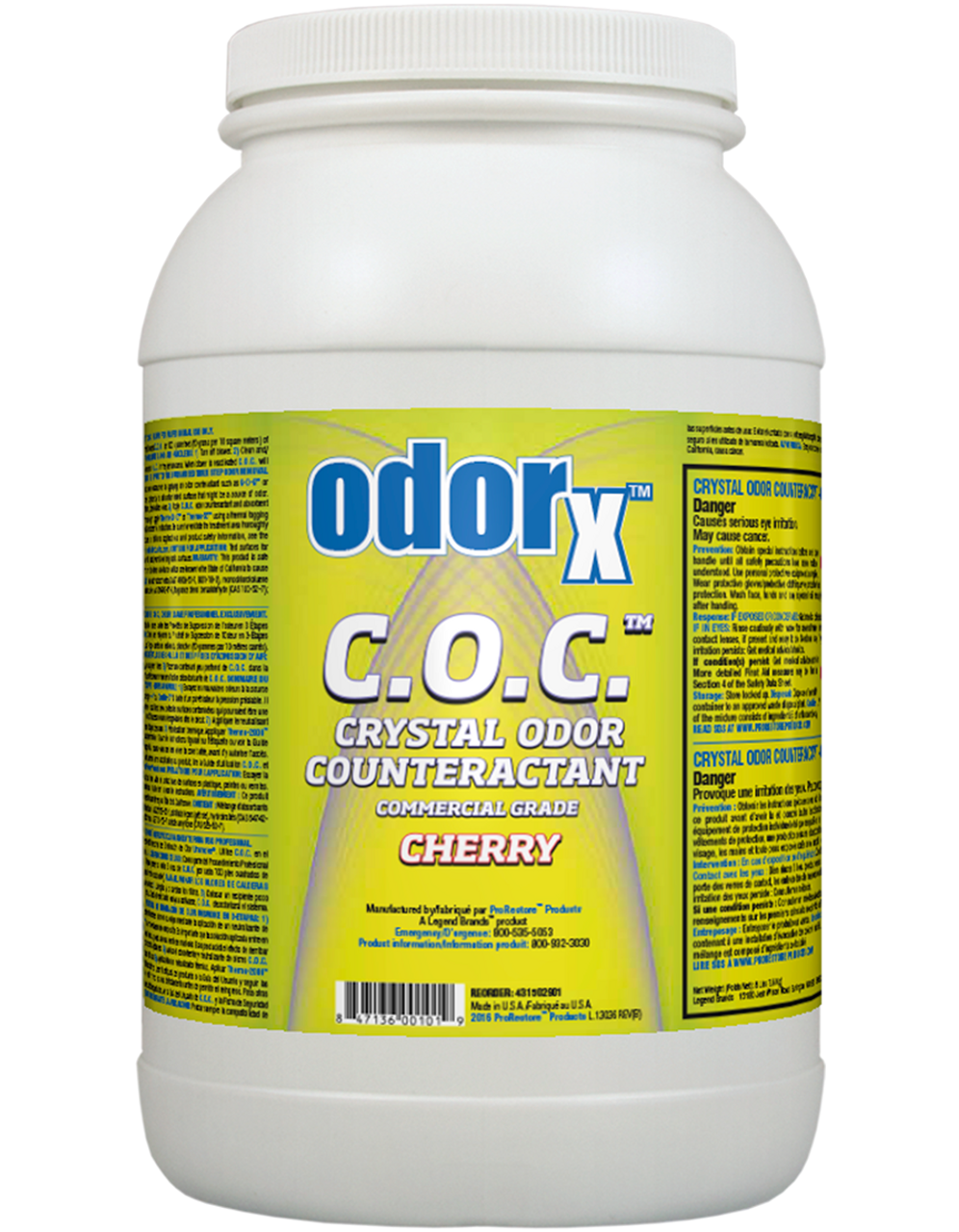 ODORX C.O.C Commercial Cherry CASE of 4