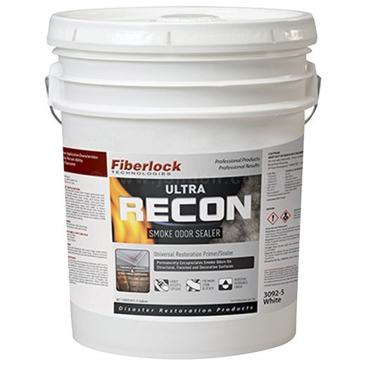 Fiberlock ULTRA RECON Smoke Odor Sealer, White (5 GL) Payless Janitorial