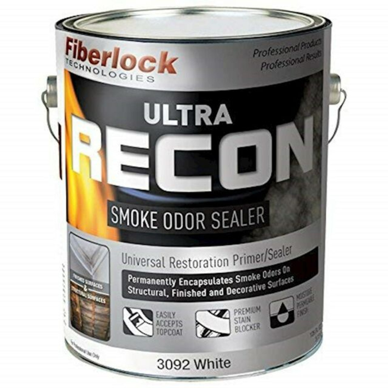 Fiberlock ULTRA RECON SmokeOdorSealer CASE of 4 gal