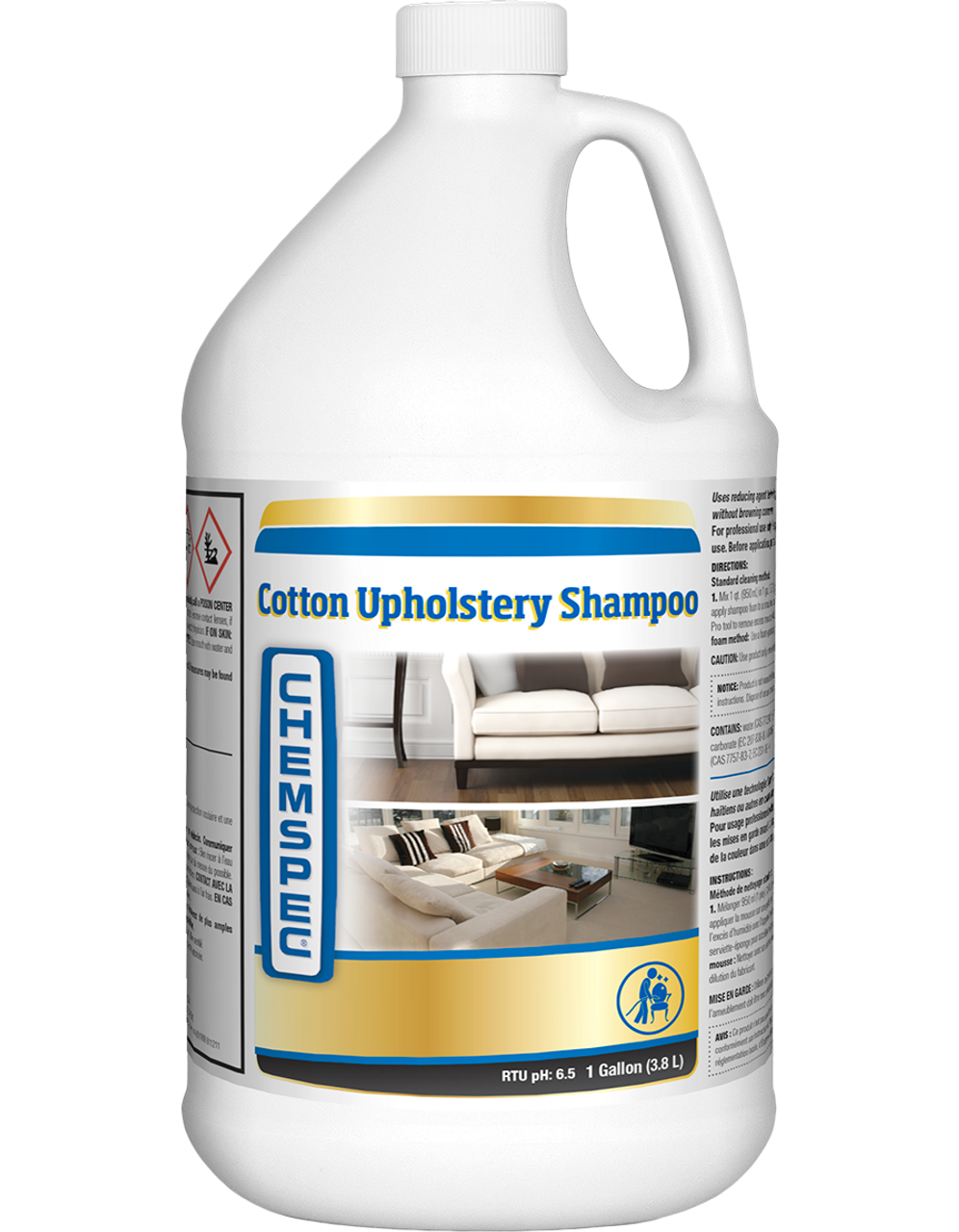 Chemspec Cotton Upholstery Shampoo - 1gal - CASE of 4ea