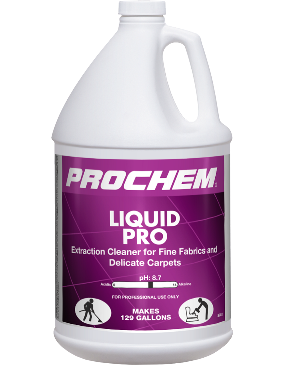 Prochem Liquid Pro Upholstery Detergent - 1gal - CASE of 4ea