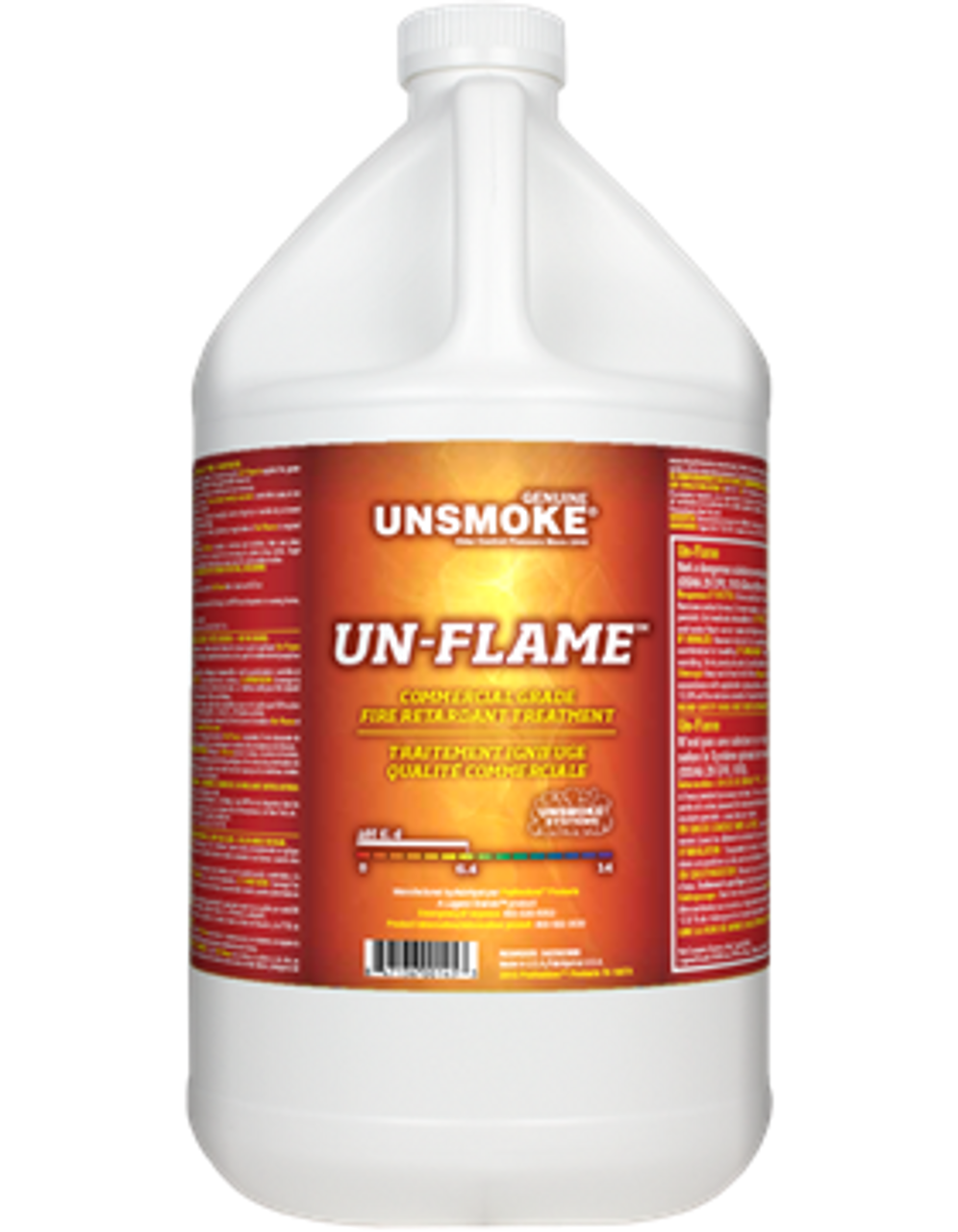 Unsmoke Un-Flame Commercial Grade Fire Retardant Treatment - 1gal - CASE of 4ea