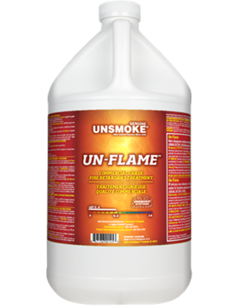 Unsmoke Un-Flame Commercial Grade Fire Retardant Treatment - 1gal - CASE of 4ea