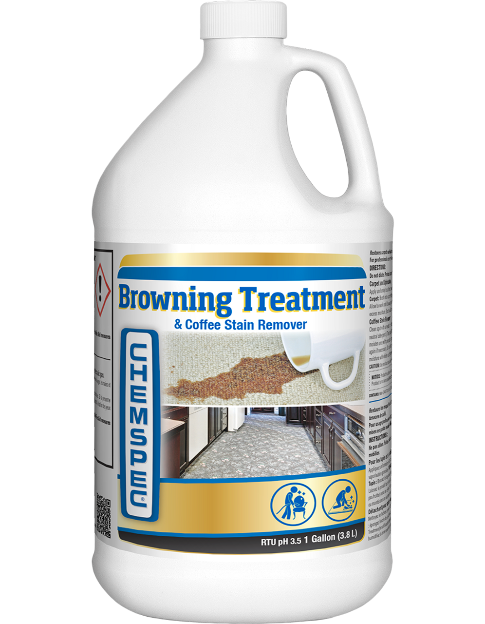 Chemspec Browning Treatment and Coffee Stain Remover - 1gal