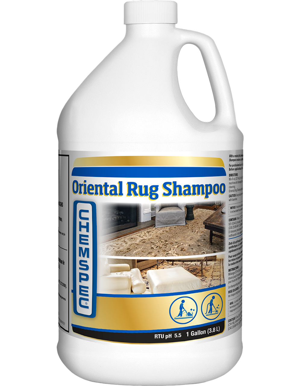Chemspec Oriental Rug Shampoo - 1gal - CASE of 4ea