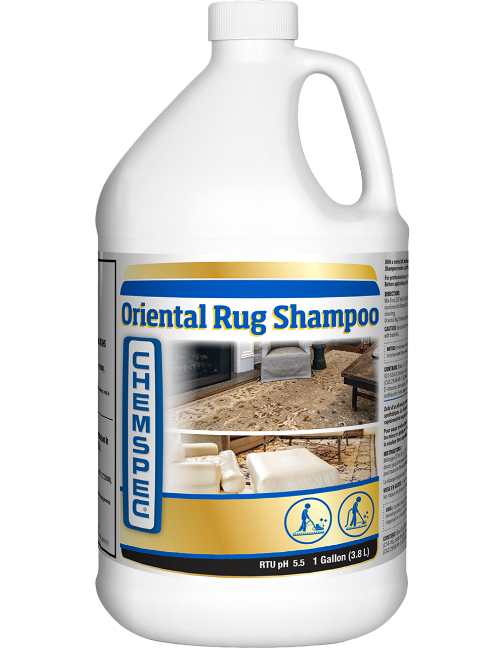 Chemspec Oriental Rug Shampoo - 1gal - CASE of 4ea