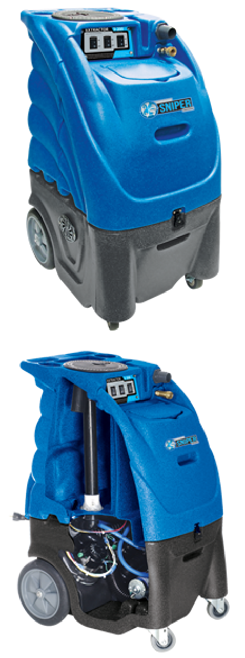 Sniper 200 PSI CARPET EXTRACTOR Dual 2-Stage Motors with 2000 Watt In-Line Heater