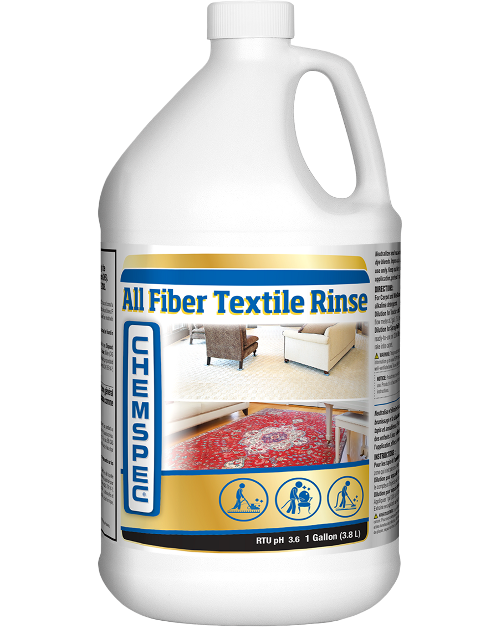 Chemspec All Fiber Textile Rinse - 1gal - CASE of 4ea
