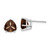 14kw 8mm Trillion Smoky Quartz Earrings XE96WSQ
