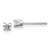 14kw .20ct I2 K-L Diamond Stud Push-on Post Earrings ST1-20W