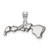 14KW Hawaii State Pendant XNA707W-HI