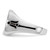 14k White Gold Men's Polished and Grooved with Black Enamel Masonic Ring Y4048M