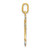 14K w/Rhodium Cross Charm XR1208