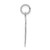 14k White Gold Kid Charm XK1091W