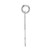 Sterling Silver Rhodium-plated Kid Charm XK1567SS