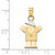 14k Two-tone AAA Diamond Kid Pendant XK189AAA