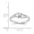 14k White Gold AAA Diamond ring Y4260AAA