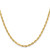 10k 3.5mm Semi-Solid Rope Chain 10BC203-16